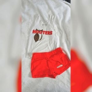 Authentic Hooters Uniform (Orange / White)